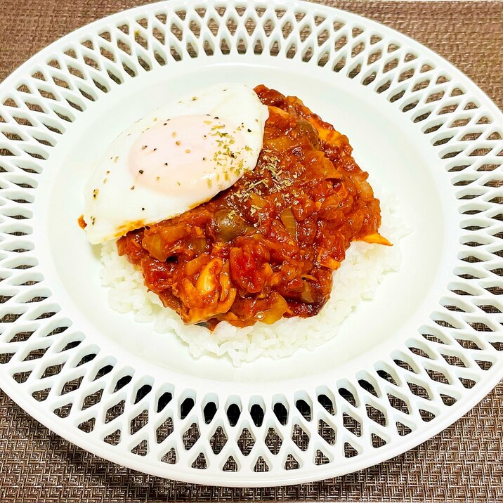 カフェ風☆ツナと新玉ねぎのトマトカレー